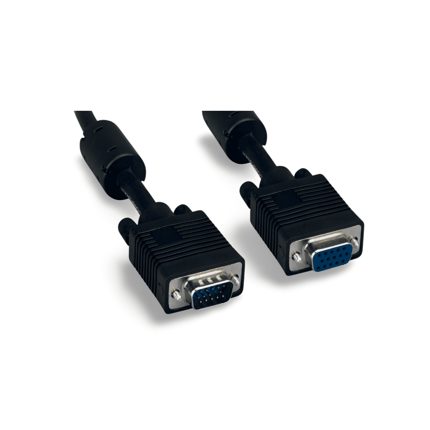 6ft SVGA Cable Monitor UL2919 HD15 Extension Male to Female black