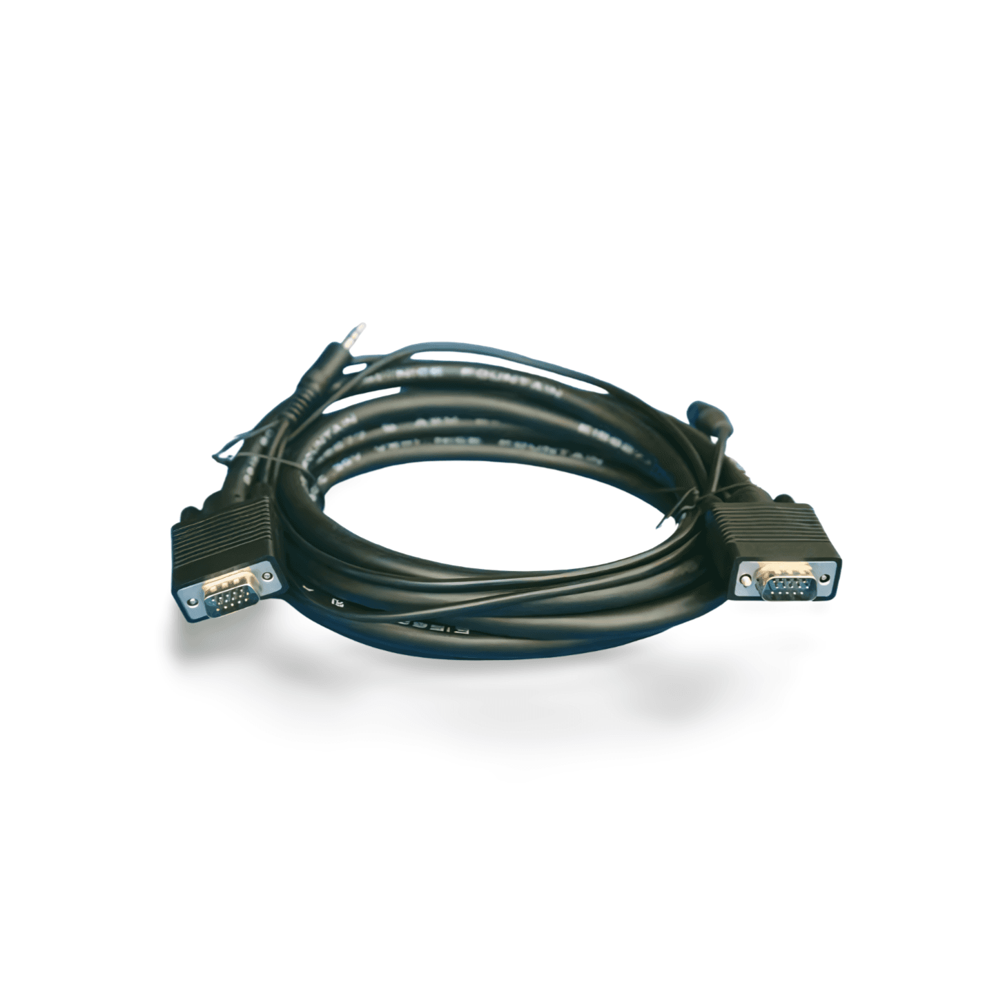 6ft  SVGA with Audio Cable Monitor Male to Male black