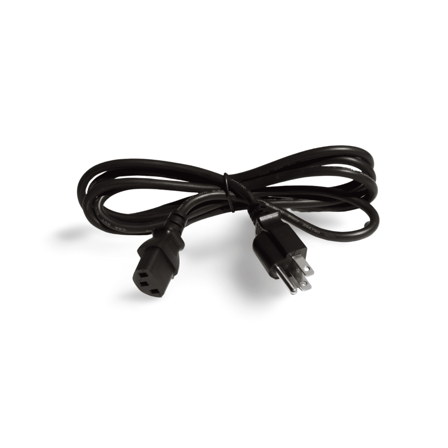 6ft Universal Power Cord NEMA 5 15P to IEC320C13 18 AWG black