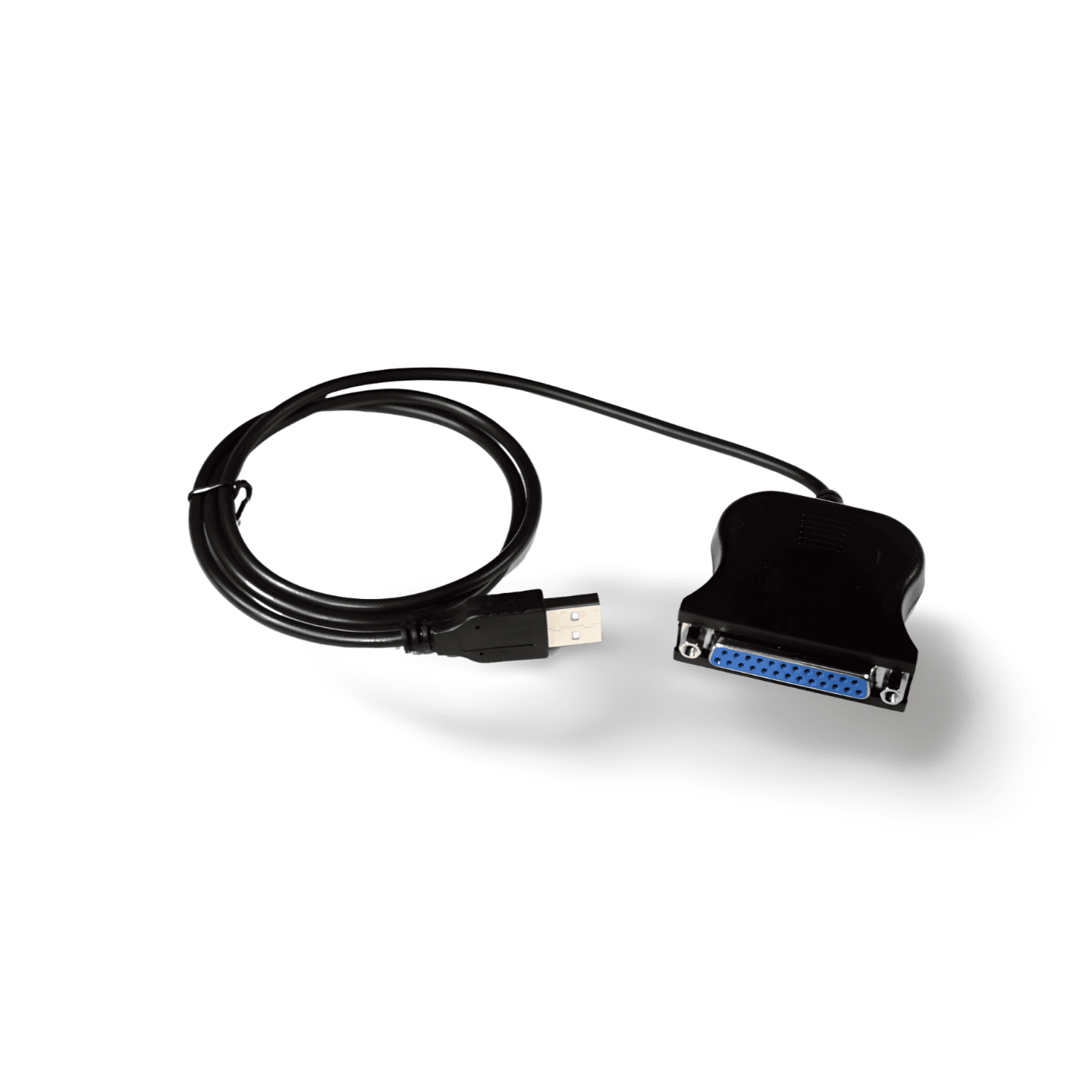 6ft USB DB25 Female Printer Port IEEE 1284 Cable - Black