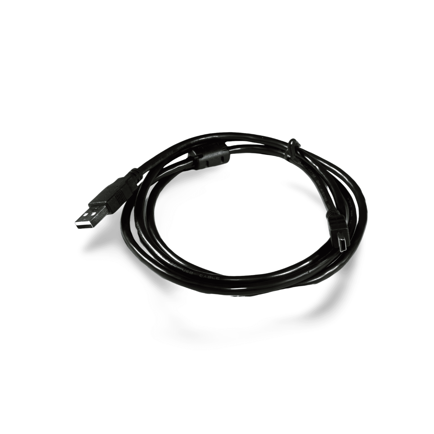 6ft USB Mini B Cable with Ferrite D1F - Black