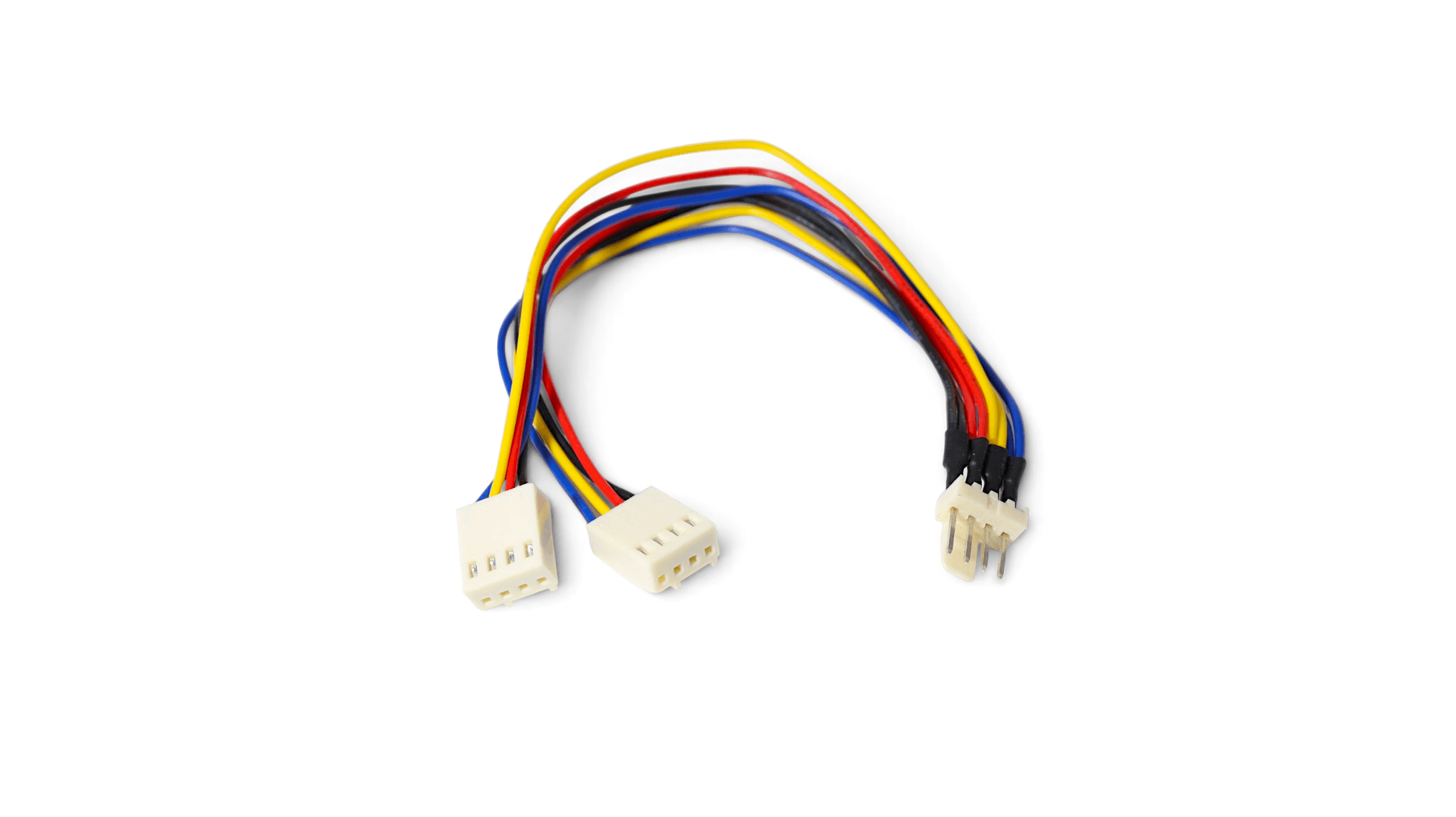 6in 4-Pin Fan Y Splitter Cable for CPU and Case Cooling Fans - Multi