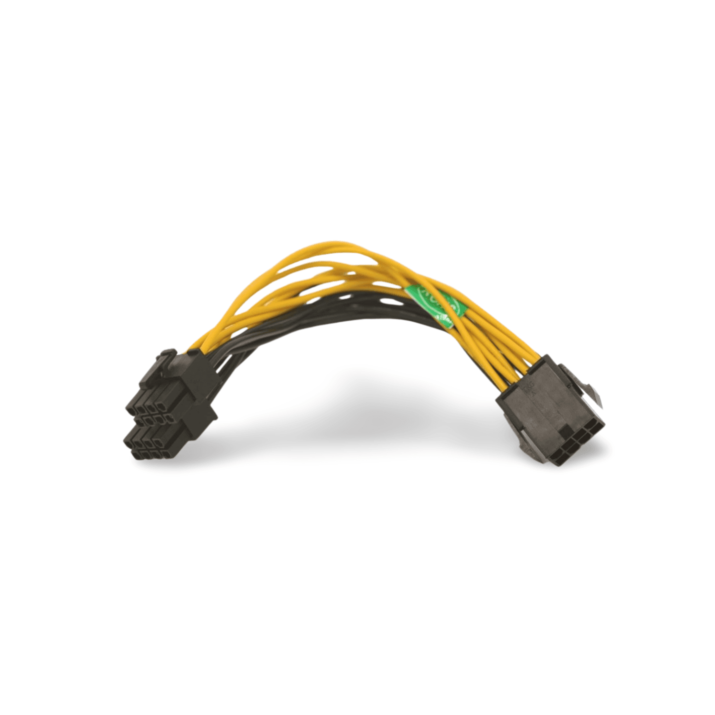 6in EPS-12V 8 Pin Power Cable Splitter Cable - Black