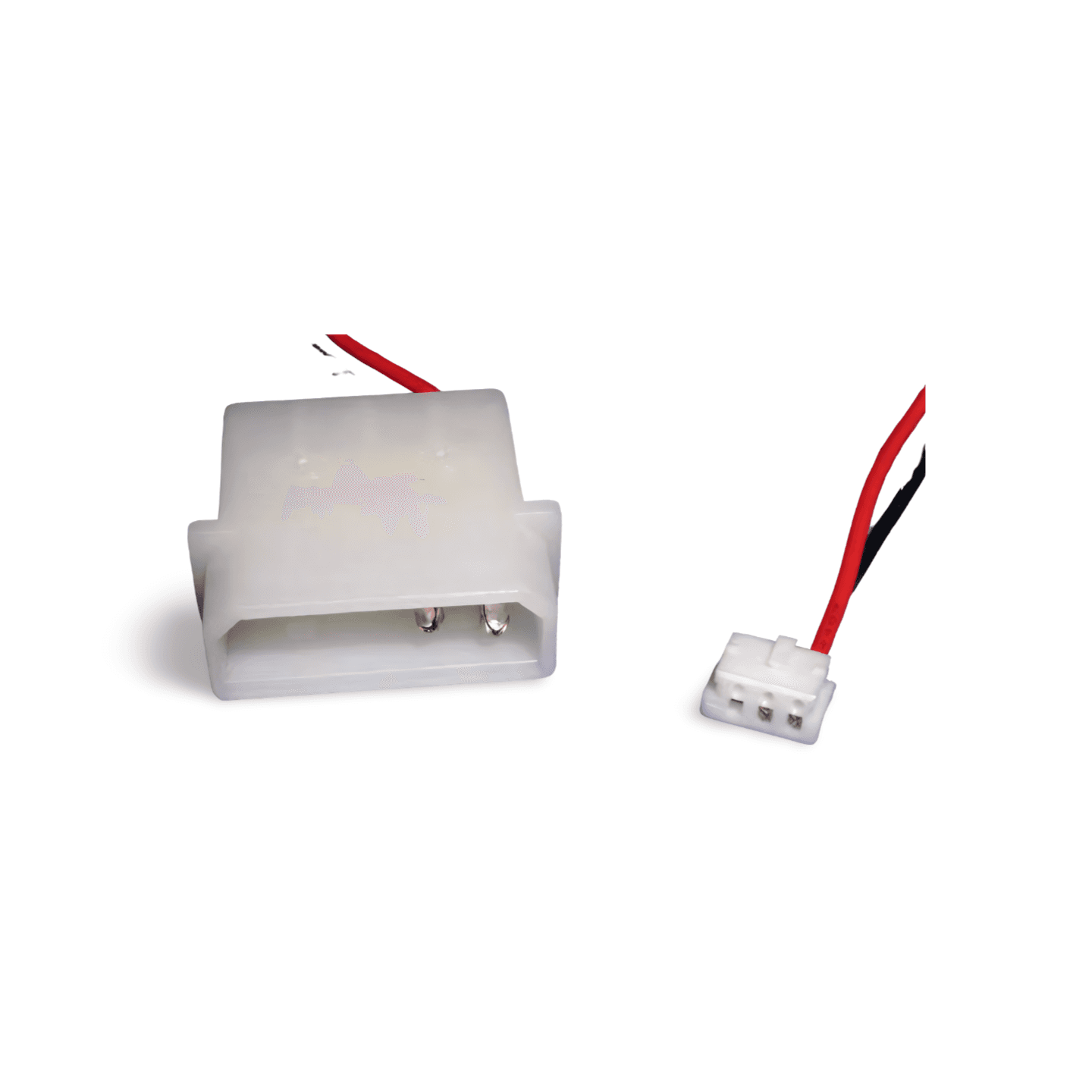 6in Intel 3 Wire CPU Fan to Molex 4 Wire Power Cable - Multi
