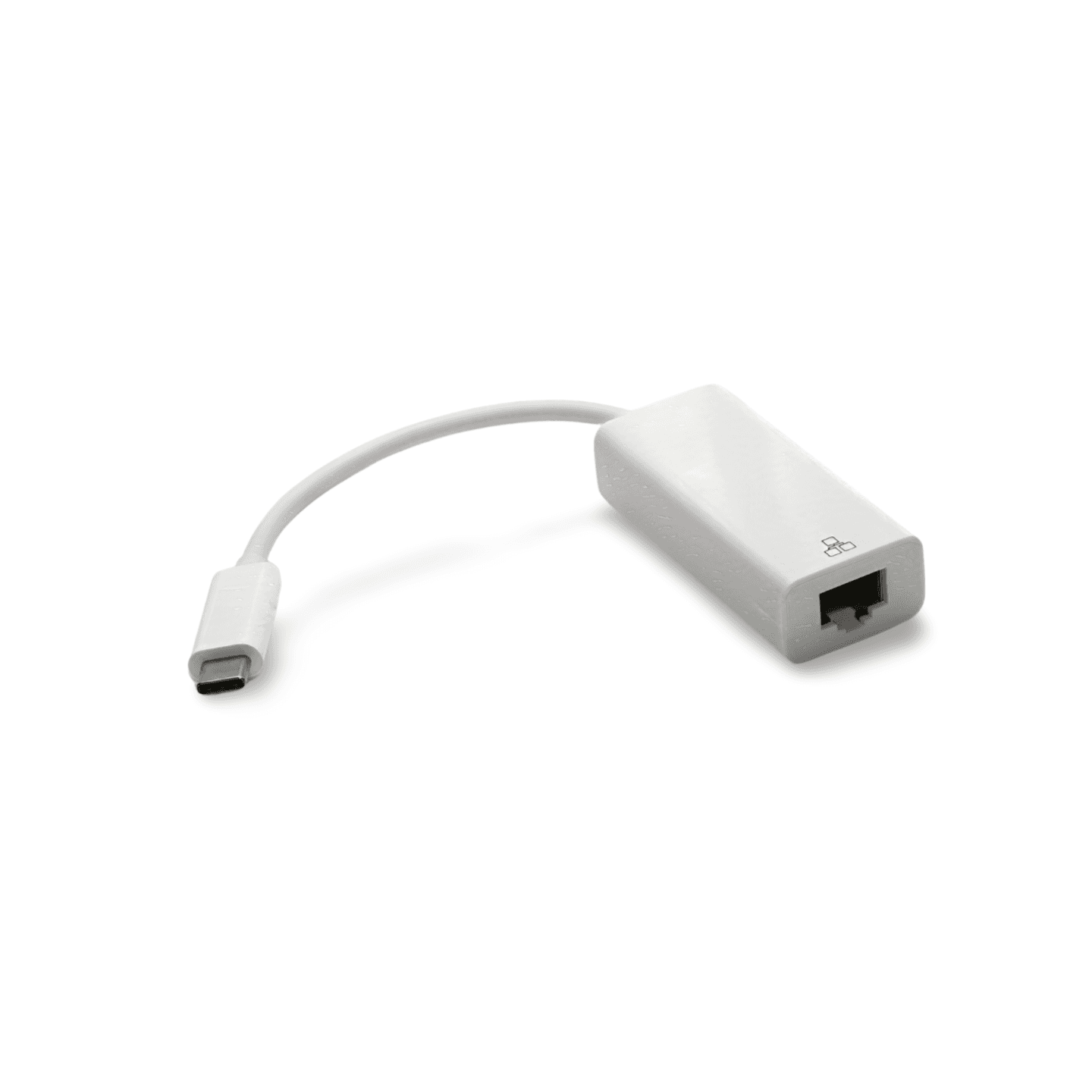 6in USB 3.1 Type C to Ethernet RJ45 Adapter Cable - White