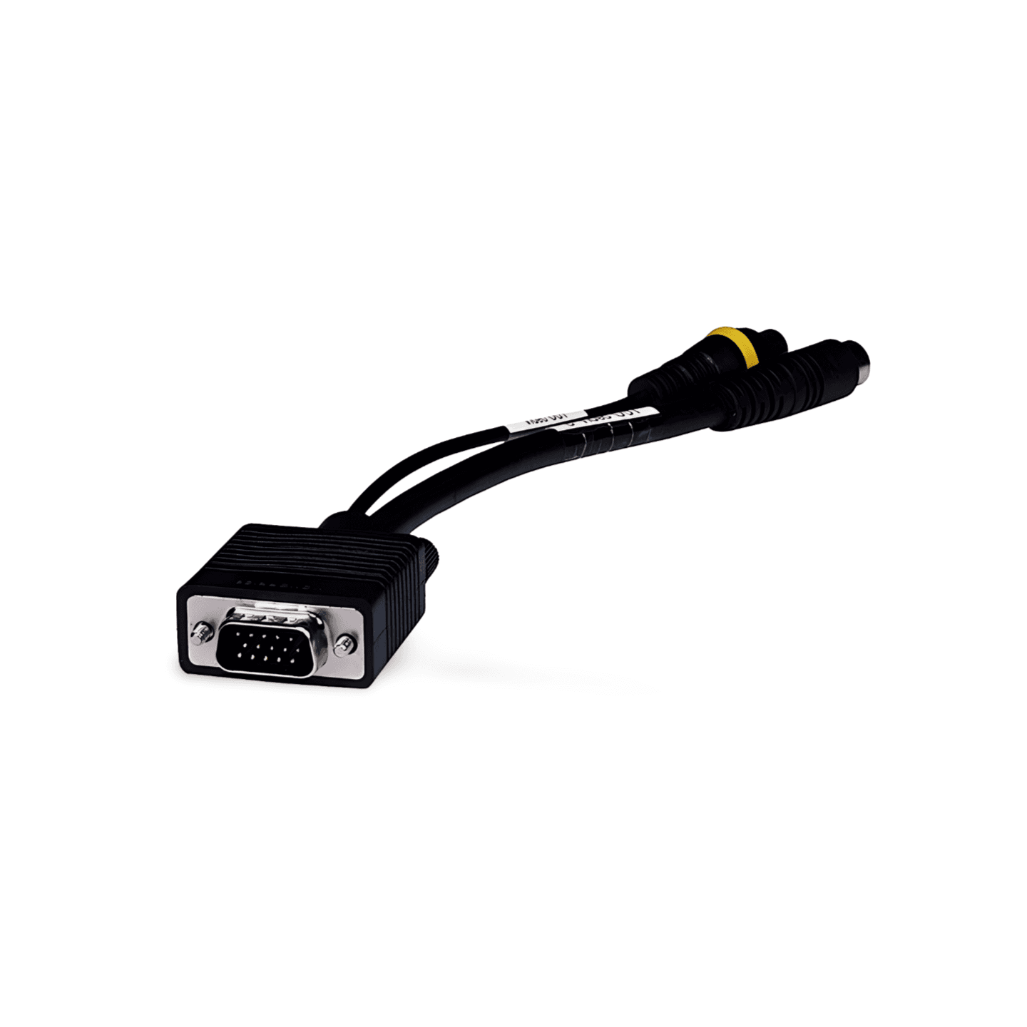 6in VGA to S Video and RCA Adapter Cable black