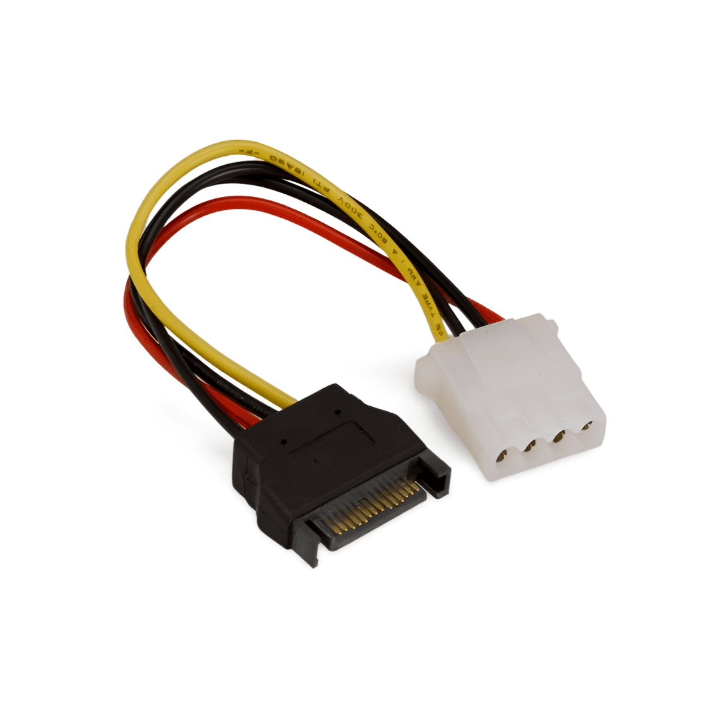 7in Sata Male Power to Molex 4 Pin Female Cable multi
