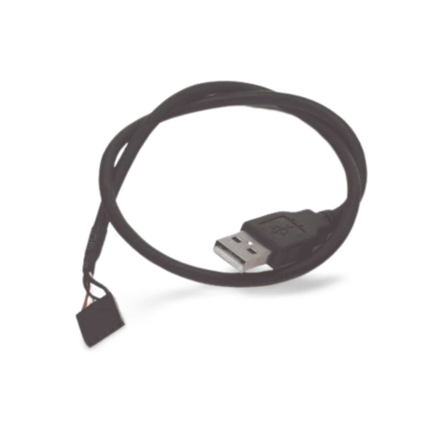 8in USB 2.0 Header Cable Dupont 5 Pin to USB A Male - Black
