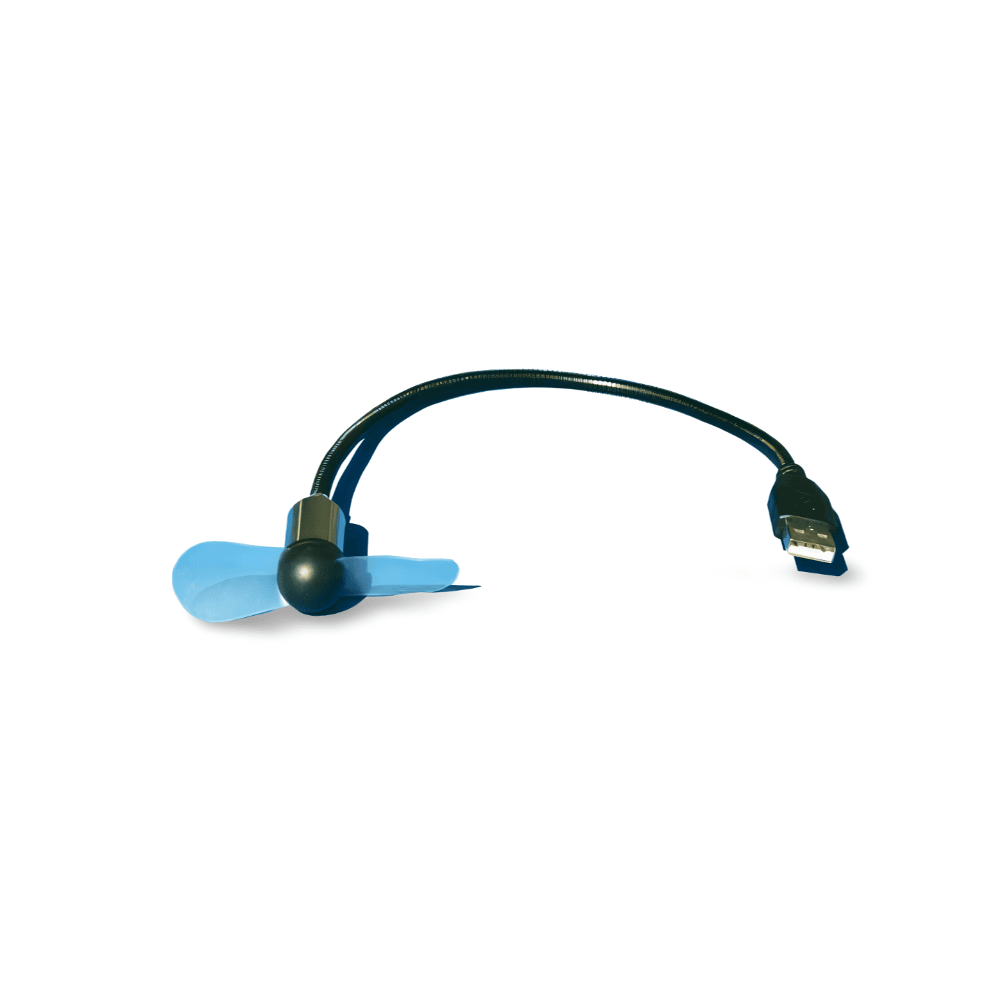 8in USB Notebook Laptop Personal Tiny Fan black