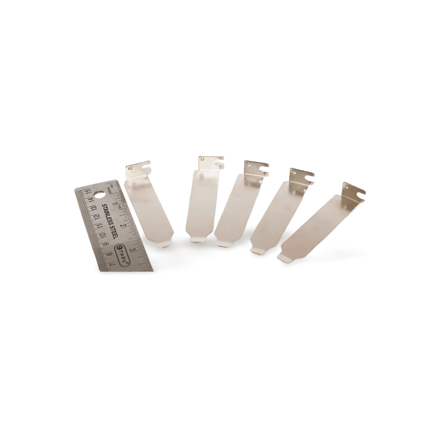 Case Slot Cover Low Profile 1U 5 Pack silver