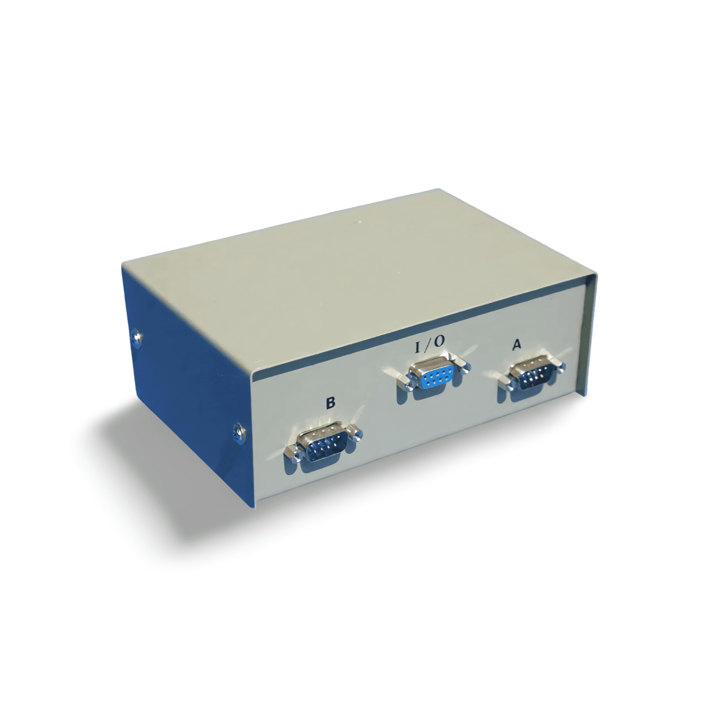 DB9 AB 2 Male and 1 Female Port Switch Serial 2-Way - Beige