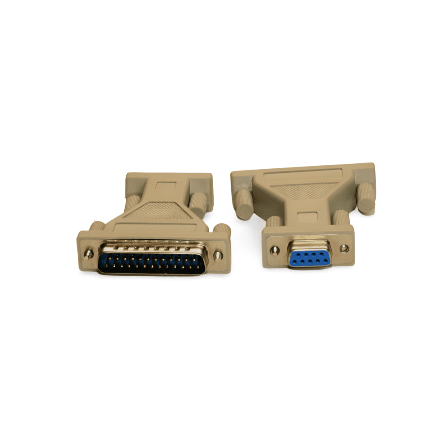 DB9 Female to DB25 Male AT Modem Adapter - Beige