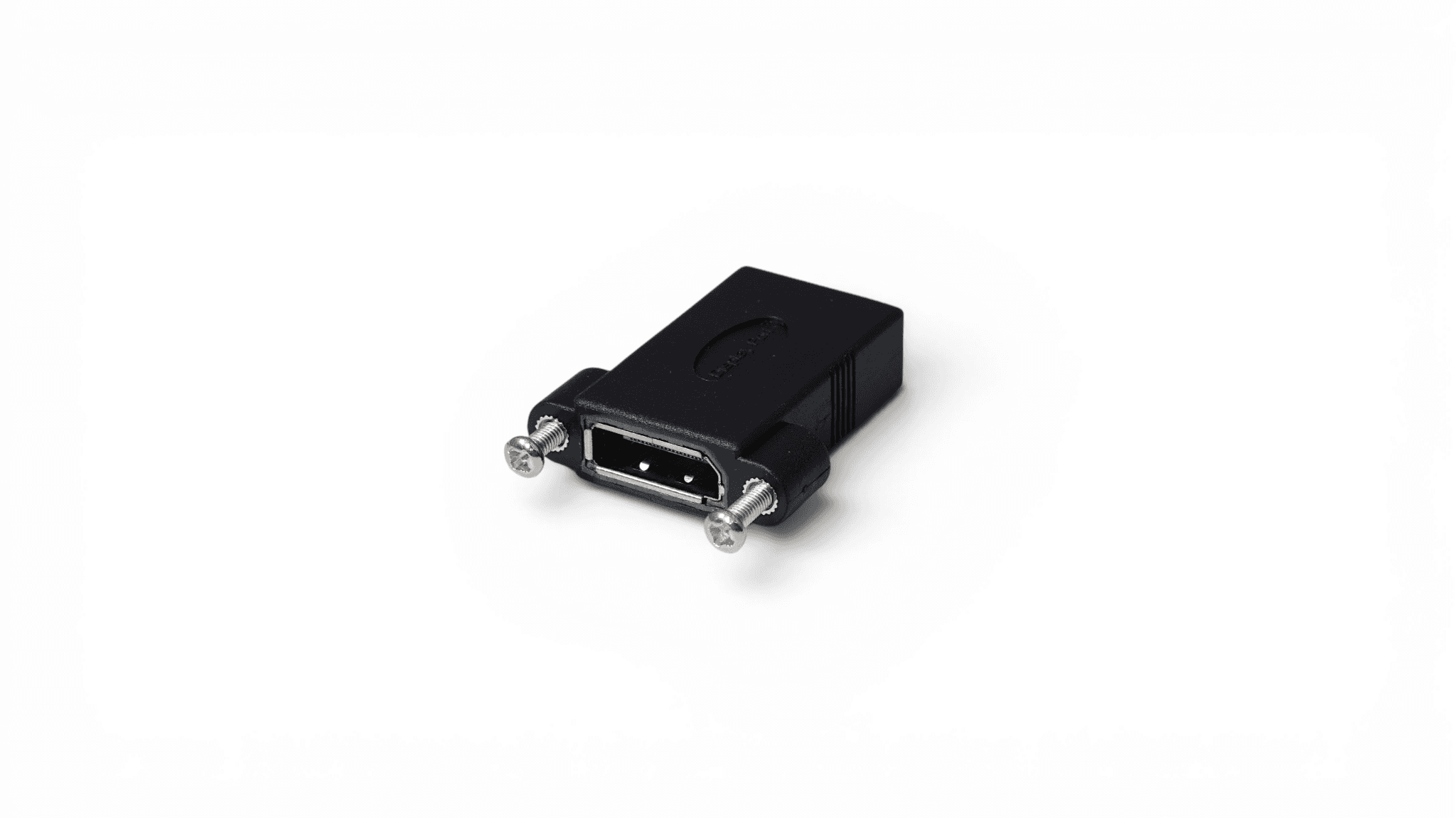 DisplayPort Panel Mount Coupler Female to Female - Black