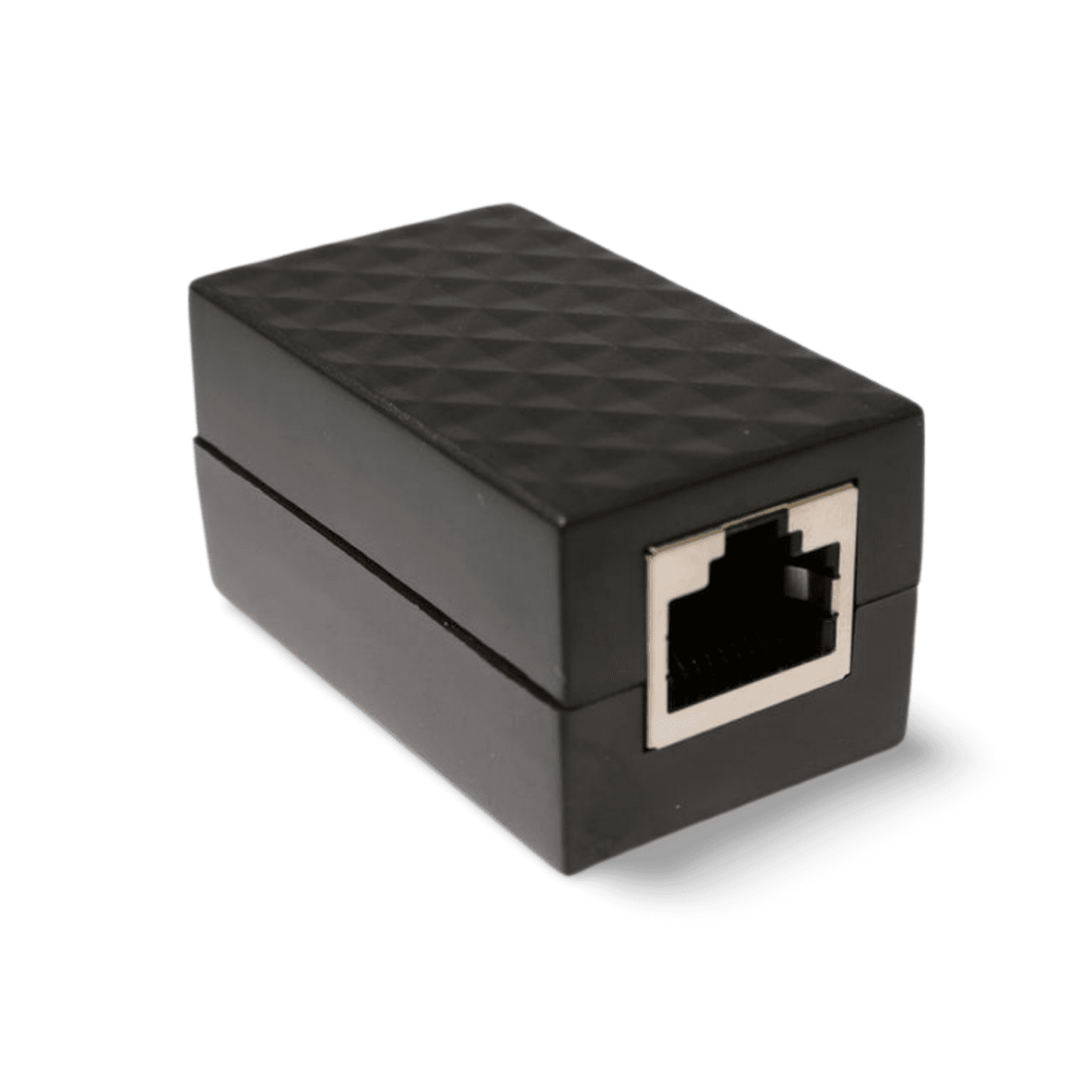 Ethernet Lightning Arrester Surge Protector (RJ45 Coupler) - Black