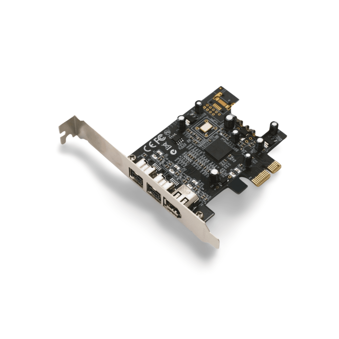 Firewire 800 Card TI Chipset 1394B PCI Express Controller Card - Black