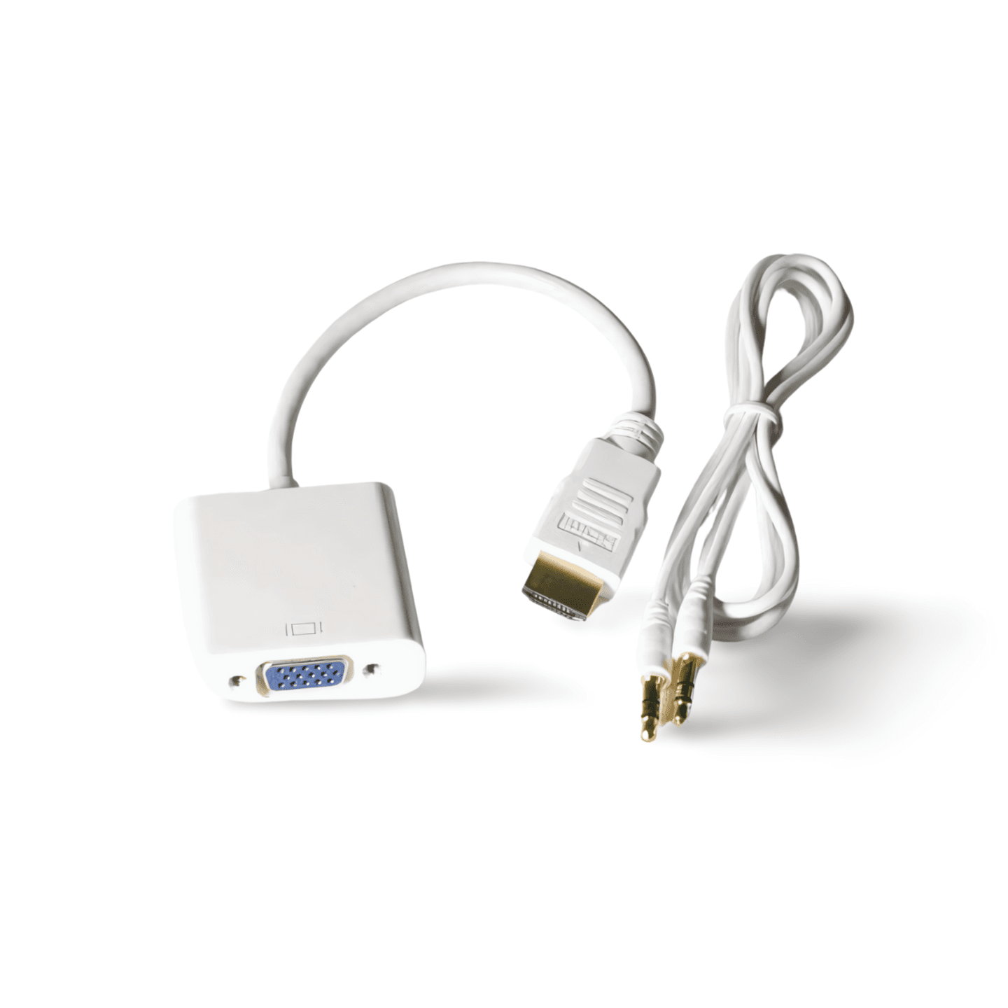 HDMI to SVGA Adapter with Audio - White