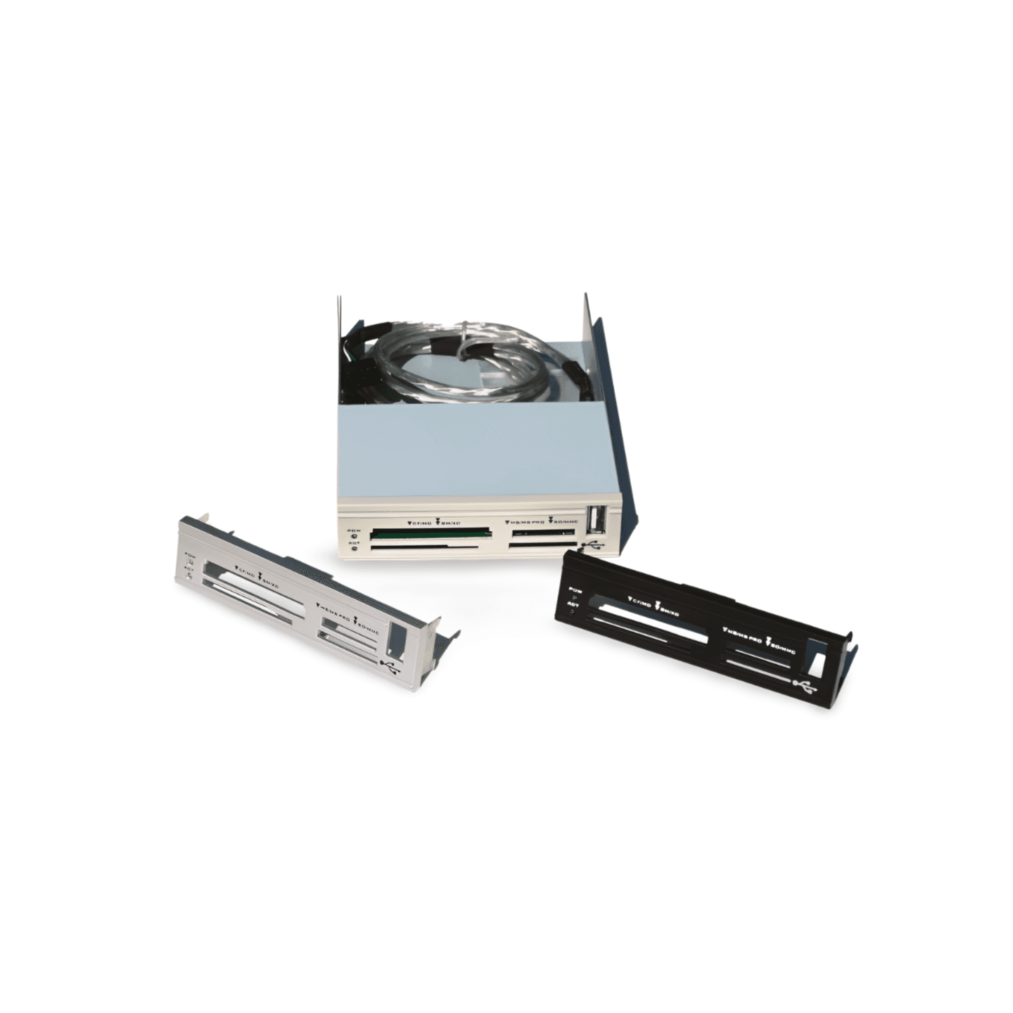Internal All in 1 USB 2.0 Card Reader And Writer 3.5 Inch Bay multi