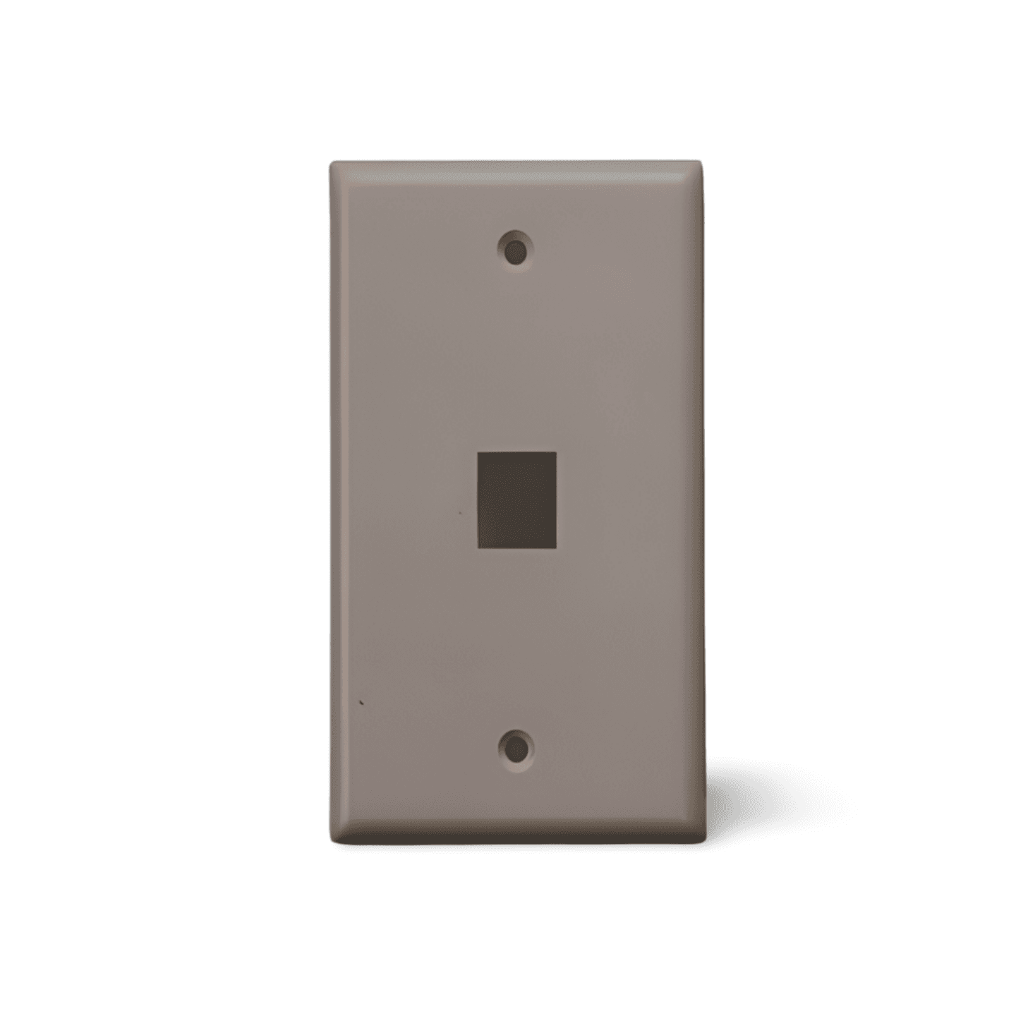 Keystone Wall Plate 1 Hole white