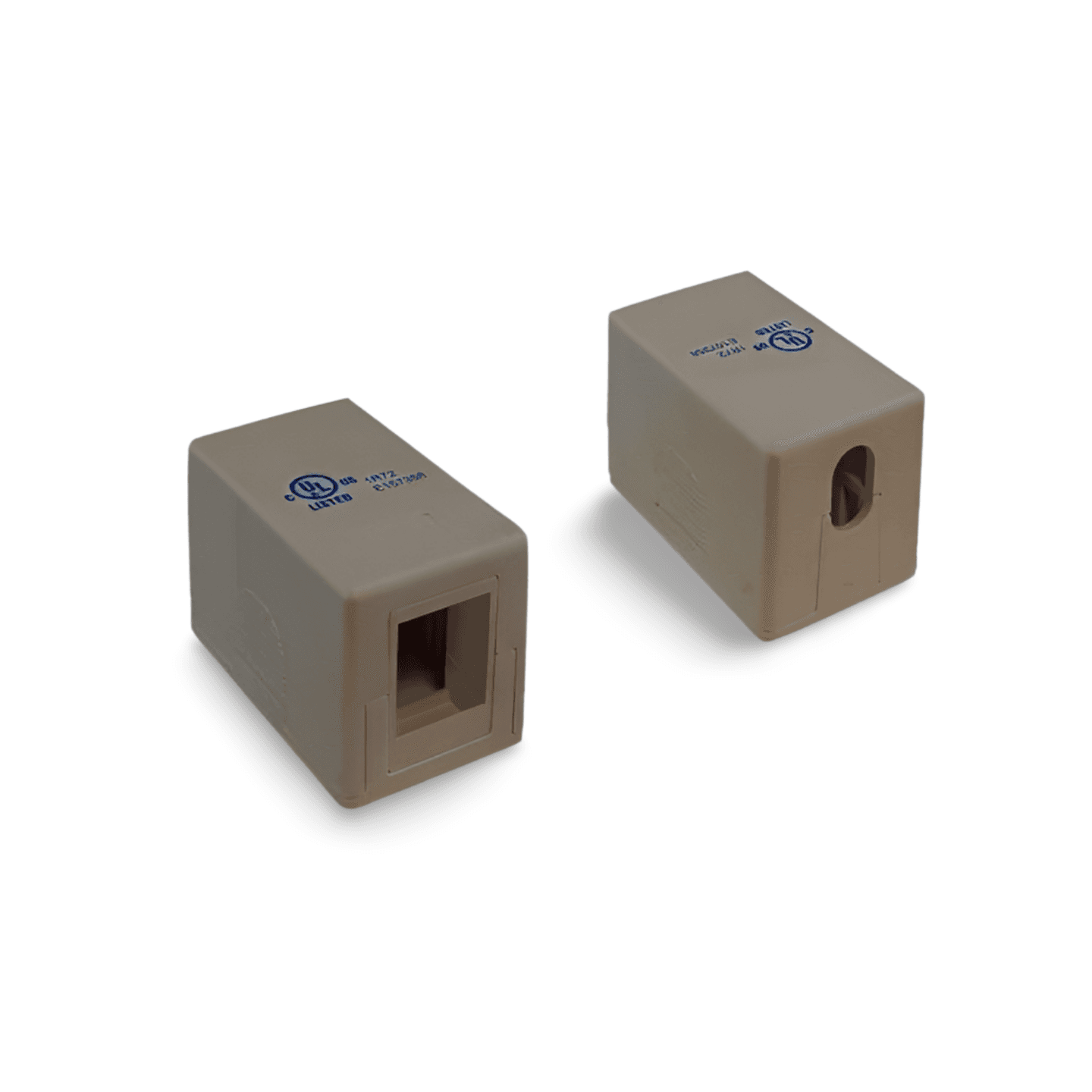 Keystone Wall Surface Mount Box 1 Hole RJ45 white