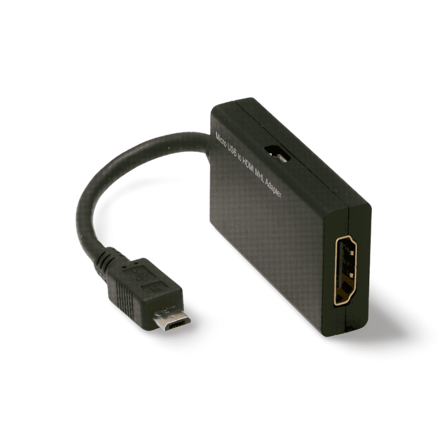 Micro USB Male To HDMI MHL Adapter - Black