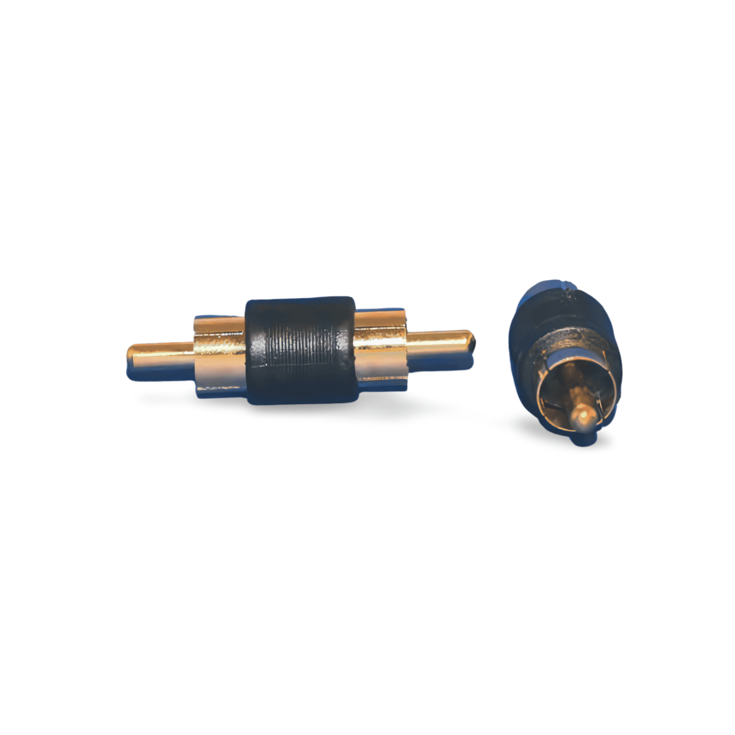 RCA Male to RCA Male Adapter 2 Pack black