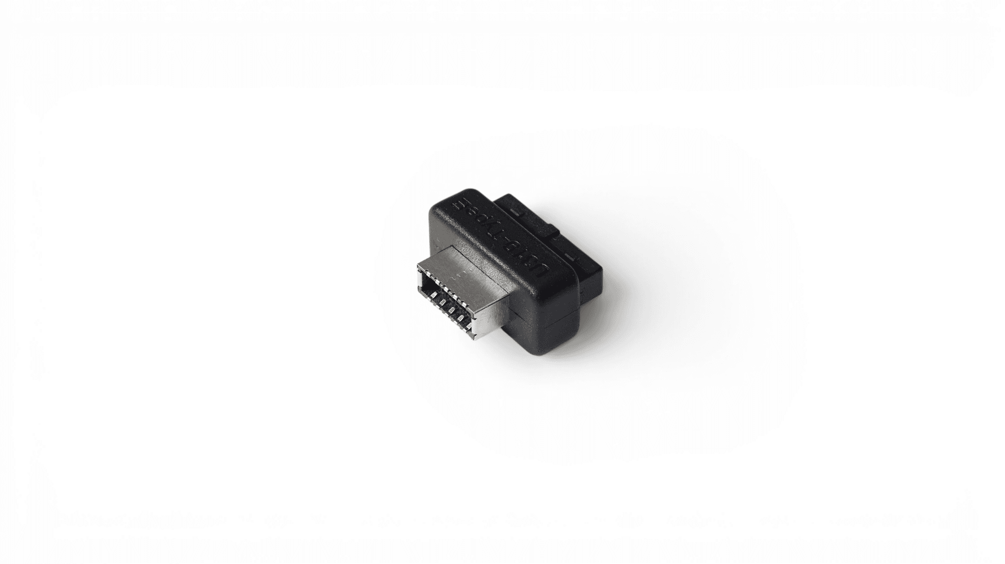 USB 3.0 19-Pin Header to Type-E Motherboard Adapter - Black