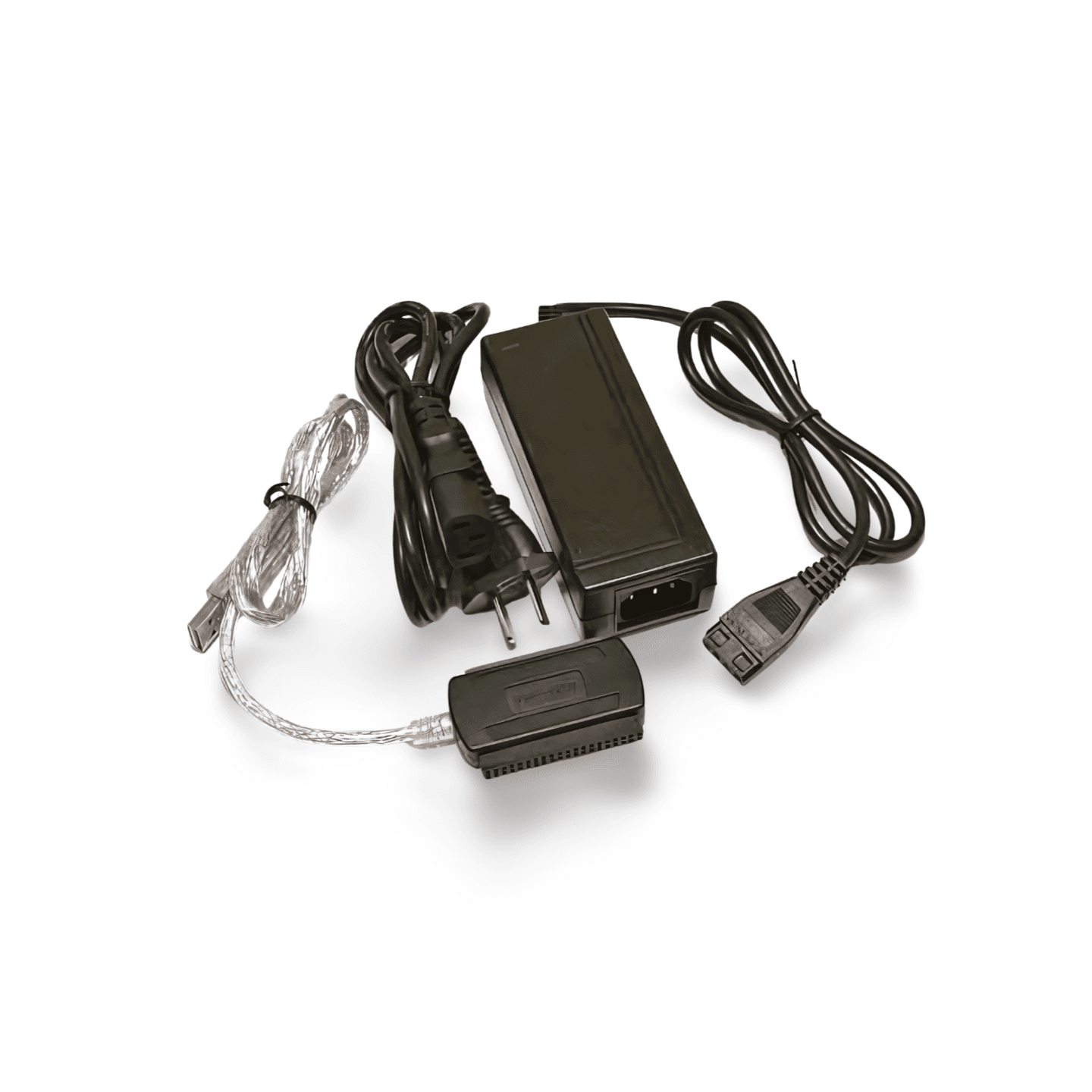 USB to IDE Converter 44 or 40 Pin Kit with Power black