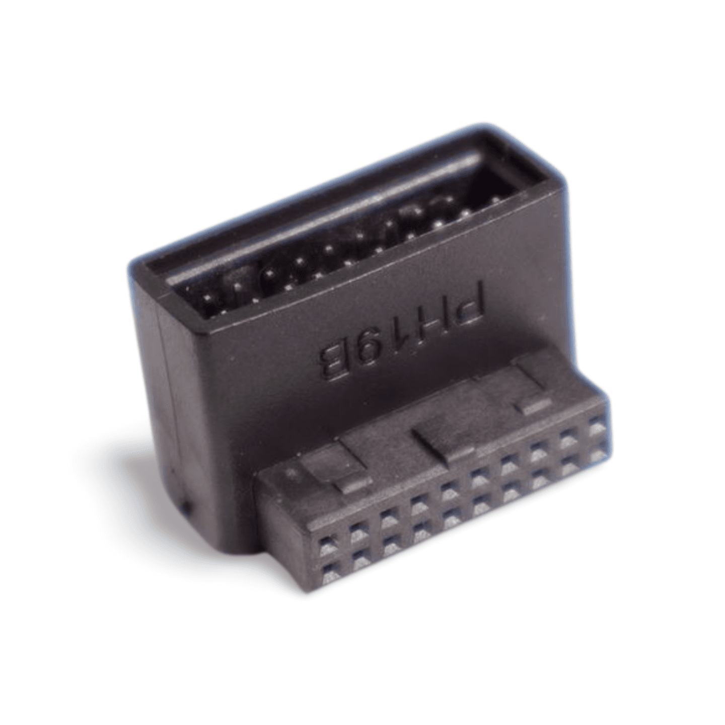 1in USB 3.0 Header Adapter 20-Pin Male to Female (Right Angle) - Black ...